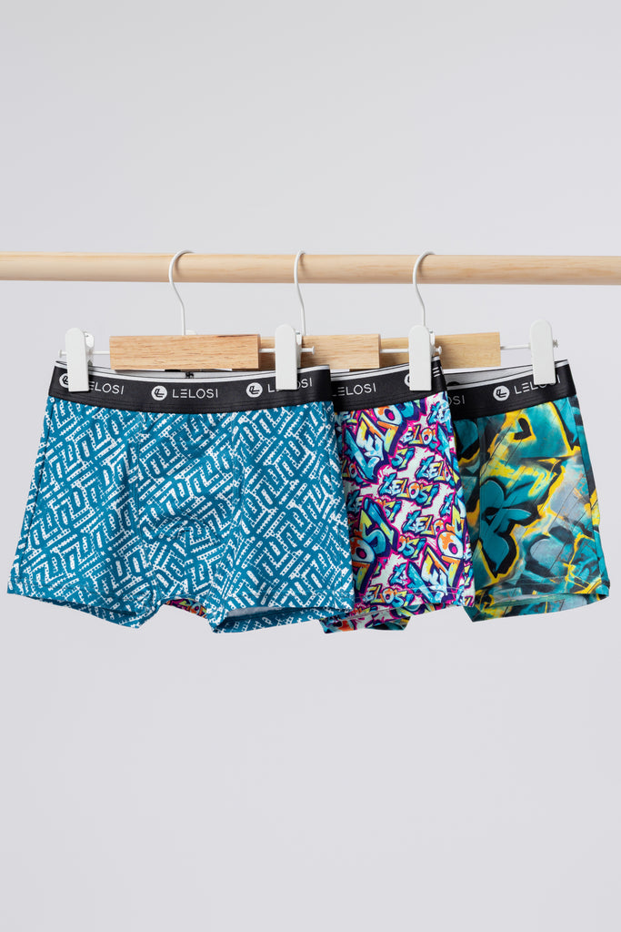 lelosi gyerek boxer szett happycolours (3 db-os) 0