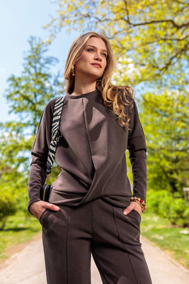 ChicLine pulóver Tanja