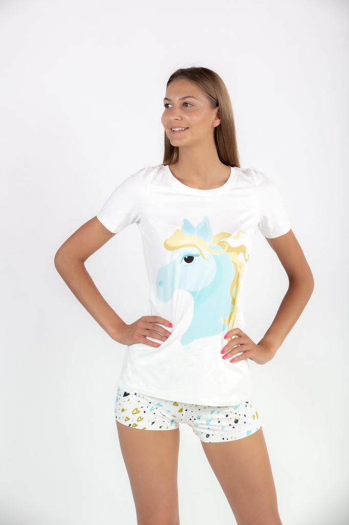Hotty pizsama Unicorn